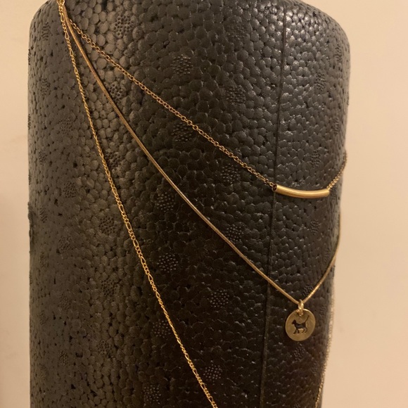 3-in-1 layered necklace with cat charm - Picture 5 of 6